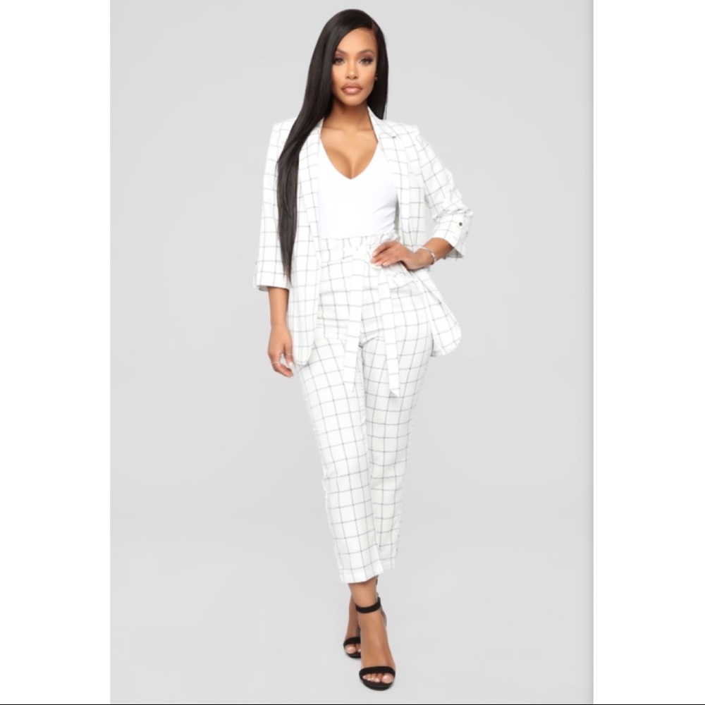 NWT Fashion Nova Blazer Set - BLAZER & PANTS